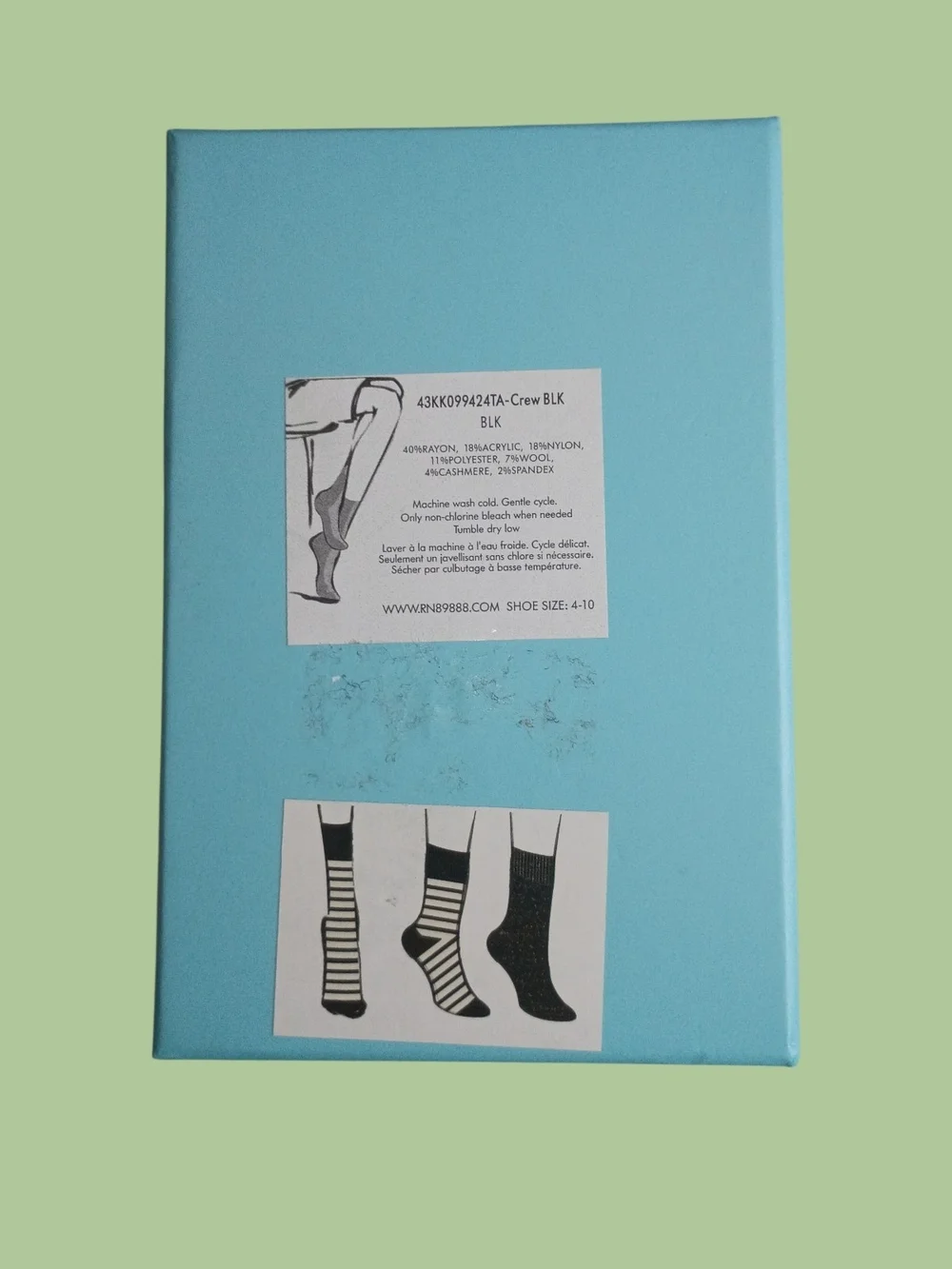 kate spade Black & White Striped Hosiery Socks Set